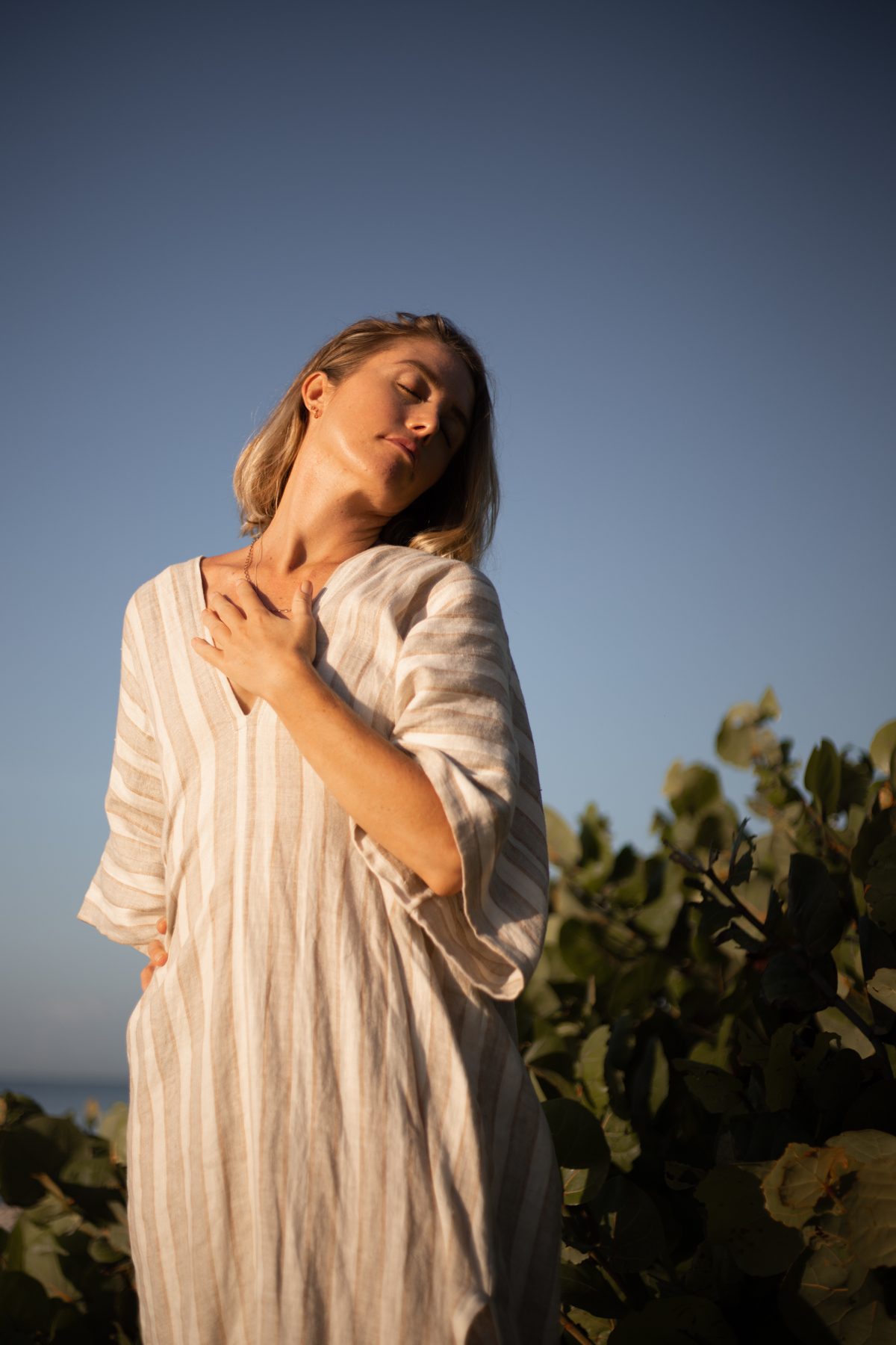 Dr. Nancy Crowell in natural light, hand on her heart